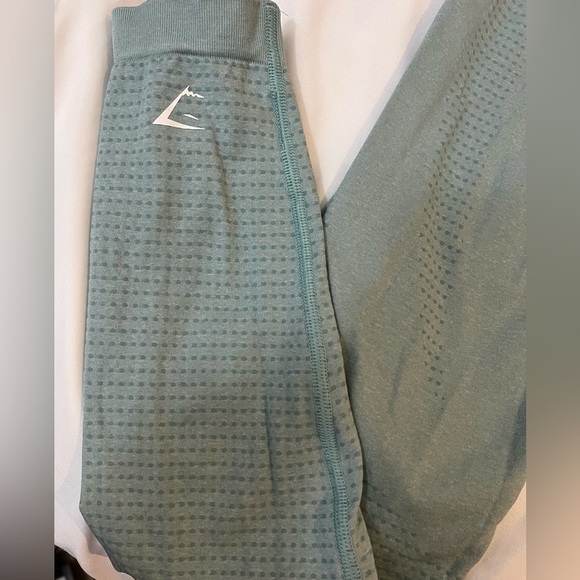 GymShark Vital Seamless Light Blue Leggings Size Medium - Picture 4 of 11